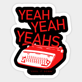 Yeah Yeah Yeahs Cool It Down Sticker